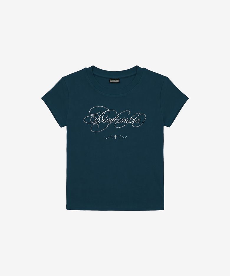 글리터 플로우 반팔티_네이비 Glitter Flow Tee_Navy