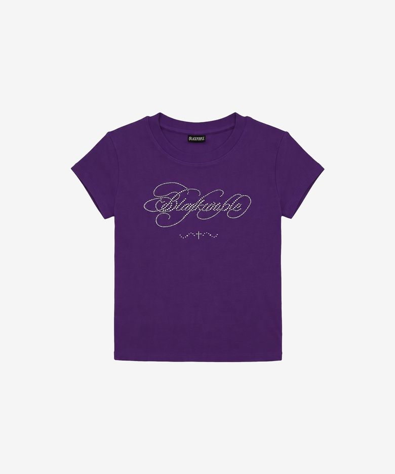 글리터 플로우 반팔티_퍼플 Glitter Flow Tee_ Purple