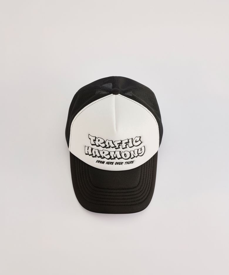 TH 그래피티 로고 딥핏 메쉬 볼캡