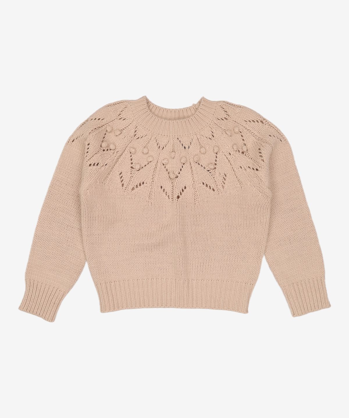 미쏘(MIXXO) 조직변형 폼폼이 스웨터 MIWKABV74T S