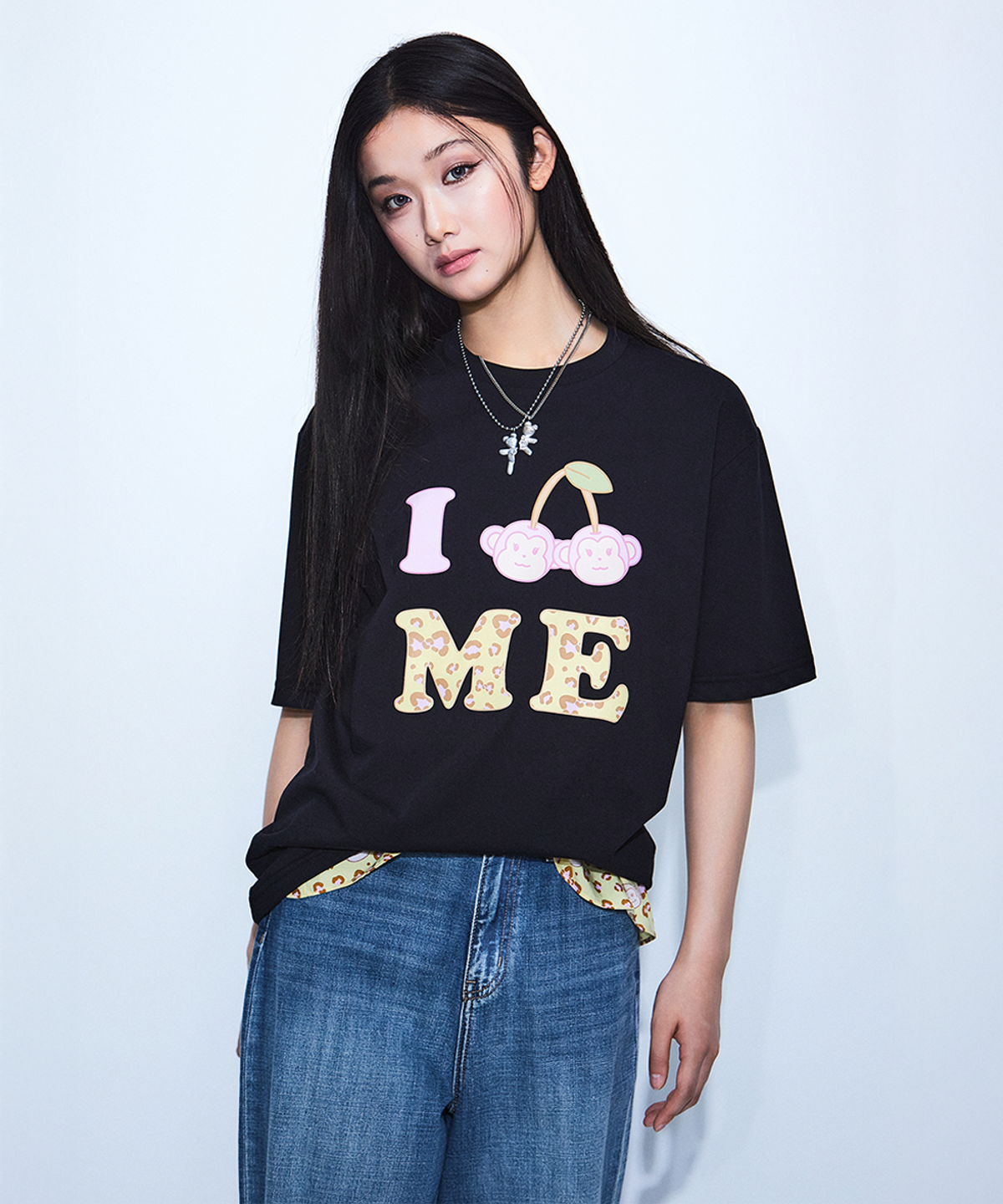 스파오(SPAO) [마이페이브아카이브] 반팔 티셔츠(Black)_SPRLG37U29