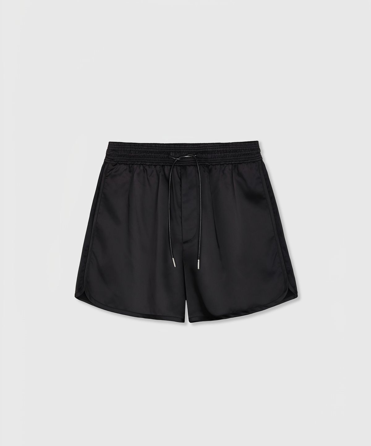 타일레(TAILLE) POBE SATIN TRACK SHORTS BLACK
