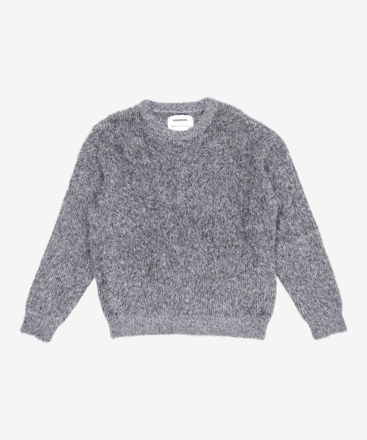 노매뉴얼(NOMANUAL) (시그니처종료)CROPPED HAIRY KNIT - 5 COLOR M