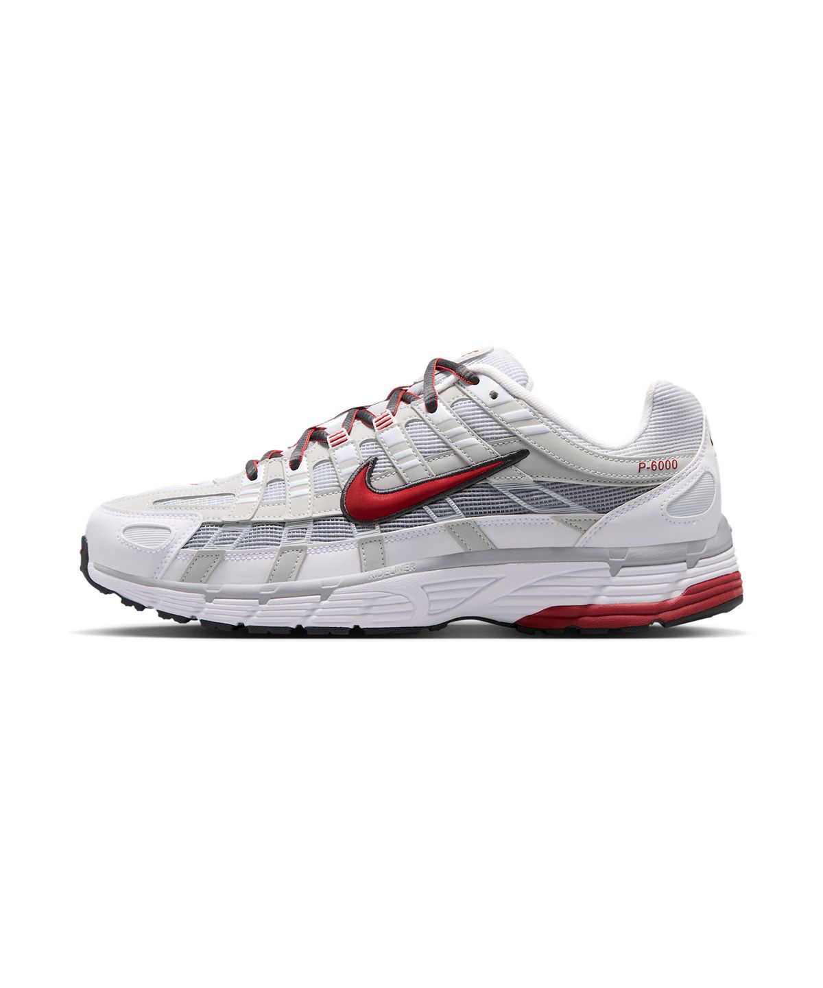 나이키(NIKE) P-6000 M - 화이트:퓨어 플래티넘:울프 그레이:듄 레드 / IR5279-100