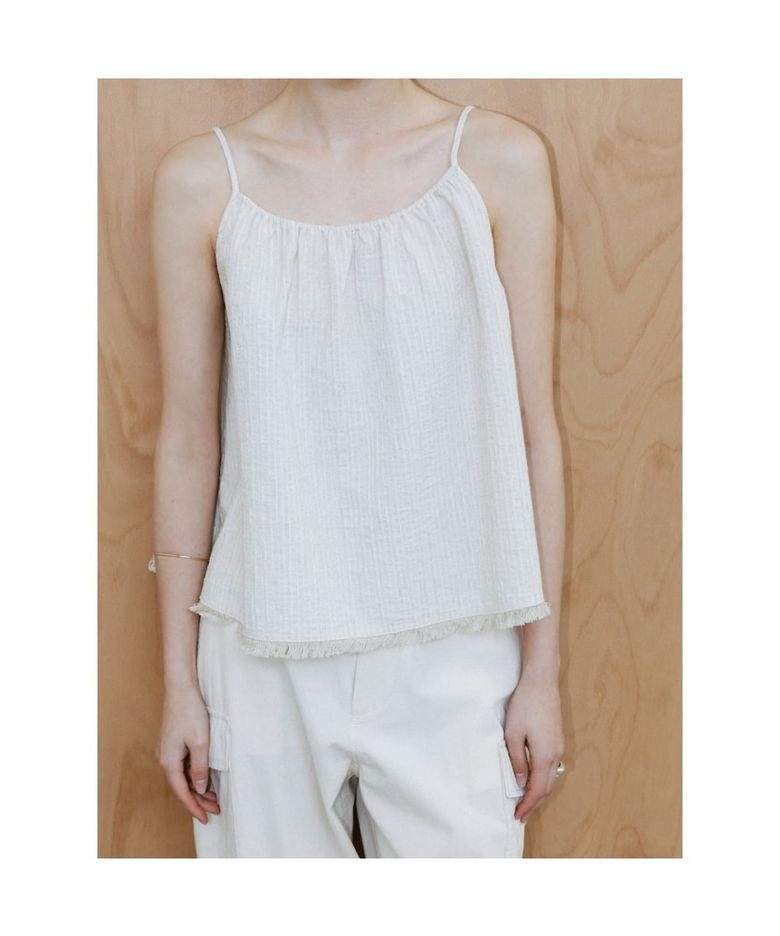Abbey Slveeless Top  Ivory (TA6465A030)