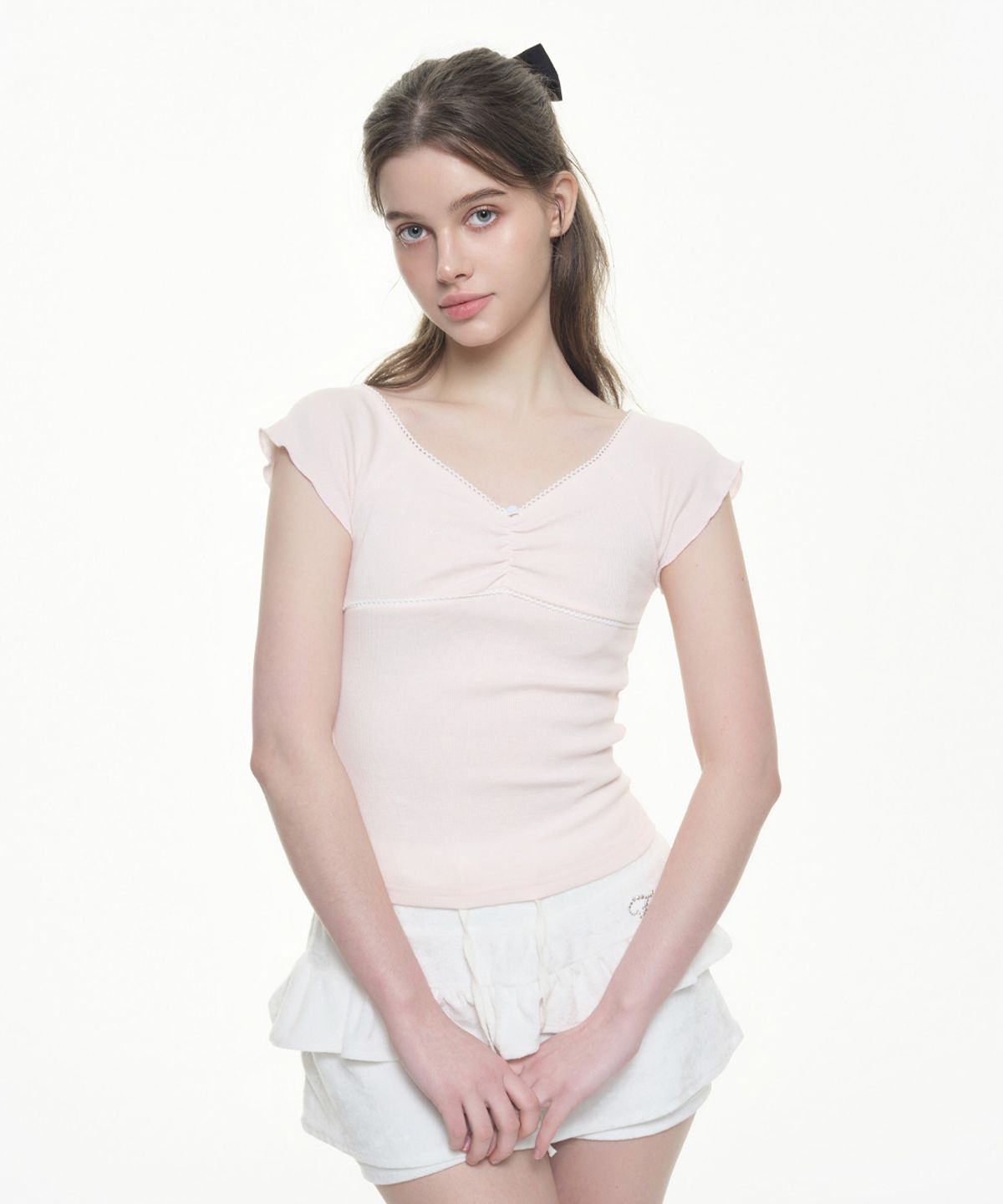 위스페어리(WHISFAIRY) Soft Ballerina Tee - PINK