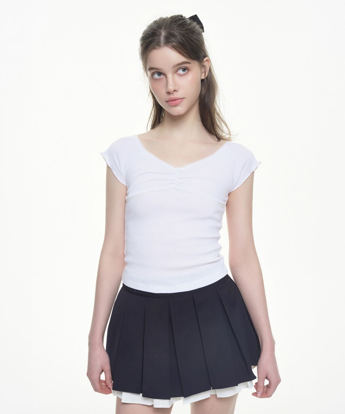 위스페어리(WHISFAIRY) Soft Ballerina Tee - WHITE