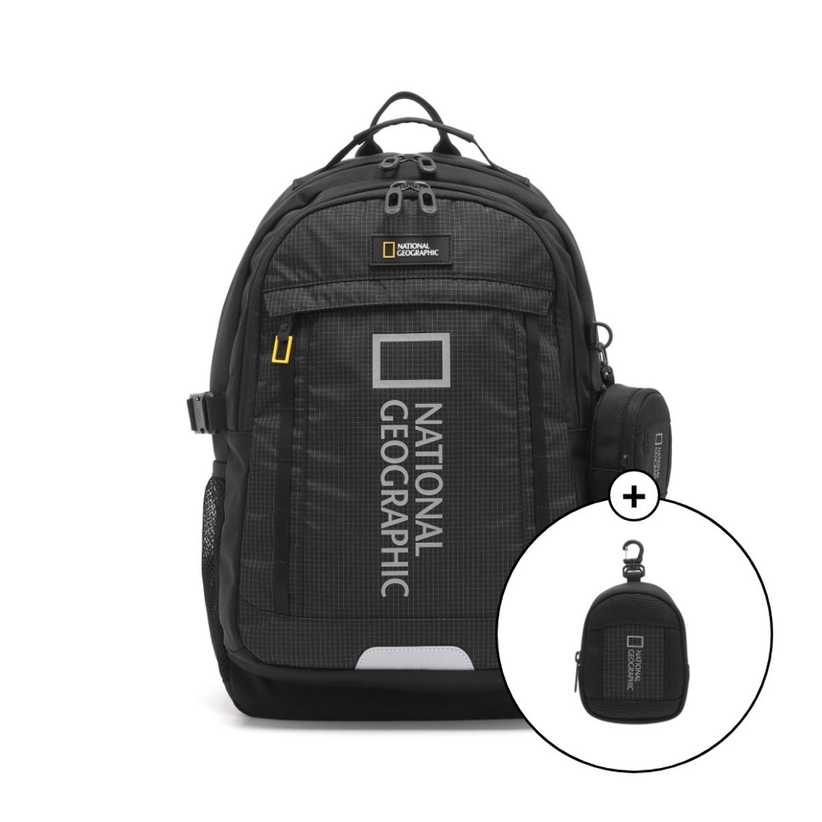 내셔널지오그래픽 키즈(NATIONAL GEOGRAPHIC KIDS) K263KBG010 하이드 백팩 BLACK