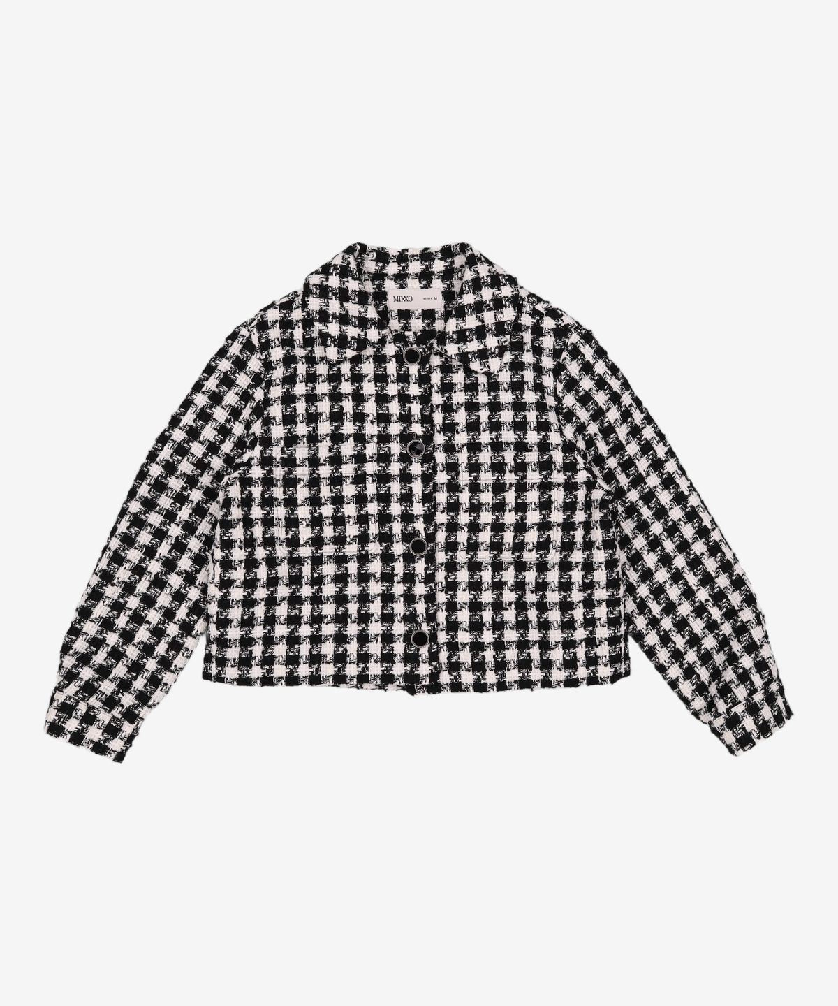 미쏘(MIXXO) 지도리패턴 트위드자켓 MIWJKCT15C M