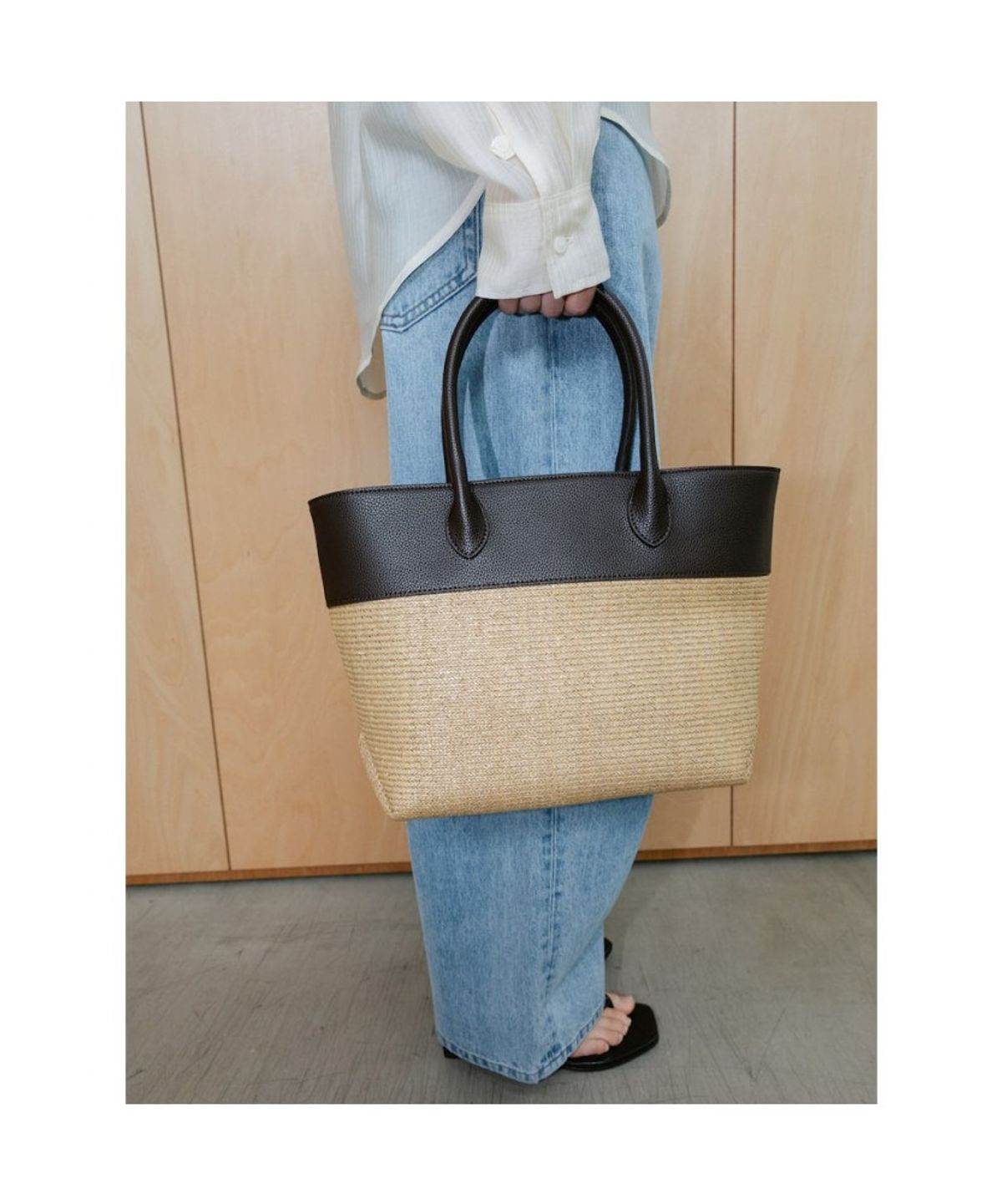 디애퍼처(THE APERTURE) Basket Rattan Bag  Beige (TA67D4A02A)