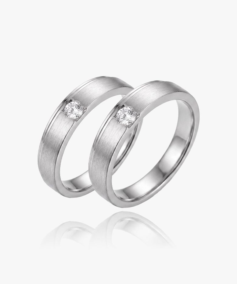 실버 Silver 925 베네딕트 커플 링 은 반지