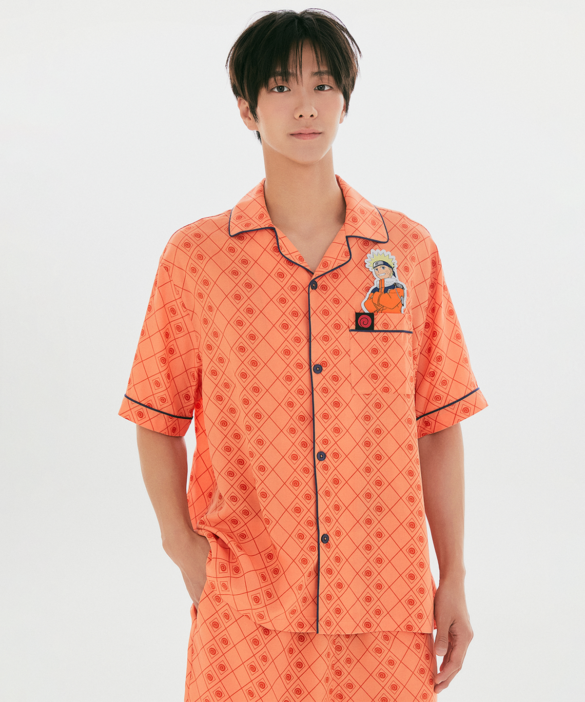 스파오(SPAO) [나루토] 반팔 파자마(Orange)_SPPPG37U18