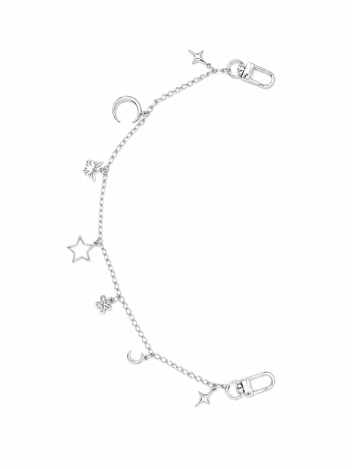 민더리(MEENDERI) LUCE CHAIN KEYRING - SILVER