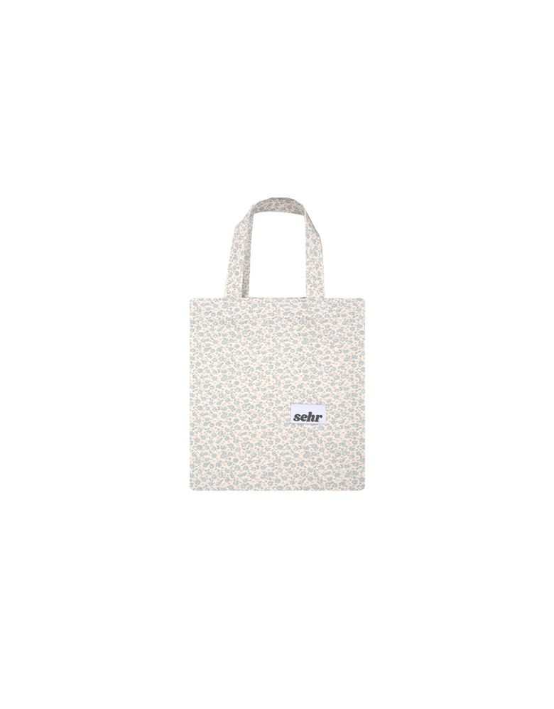 Cotton Flower Mini Bag (Light Blue)