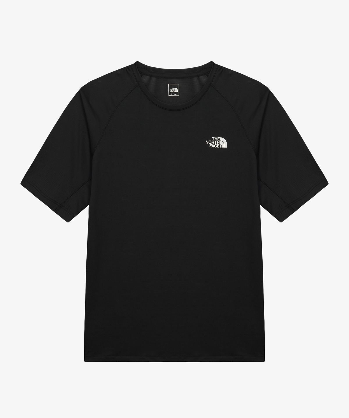 노스페이스(THE NORTH FACE) NT7US14E 남성 TNF 런 반팔 티 REAL BLACK