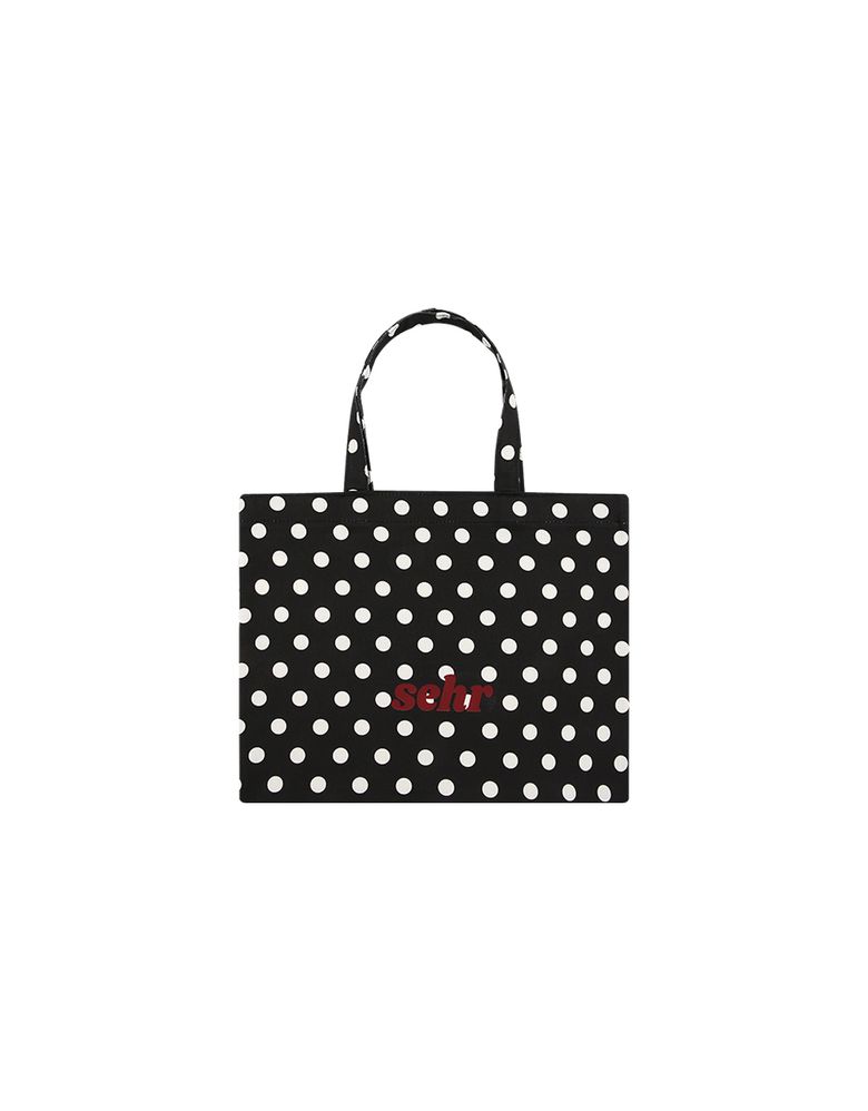 Dot Mini Tote Bag (Black)