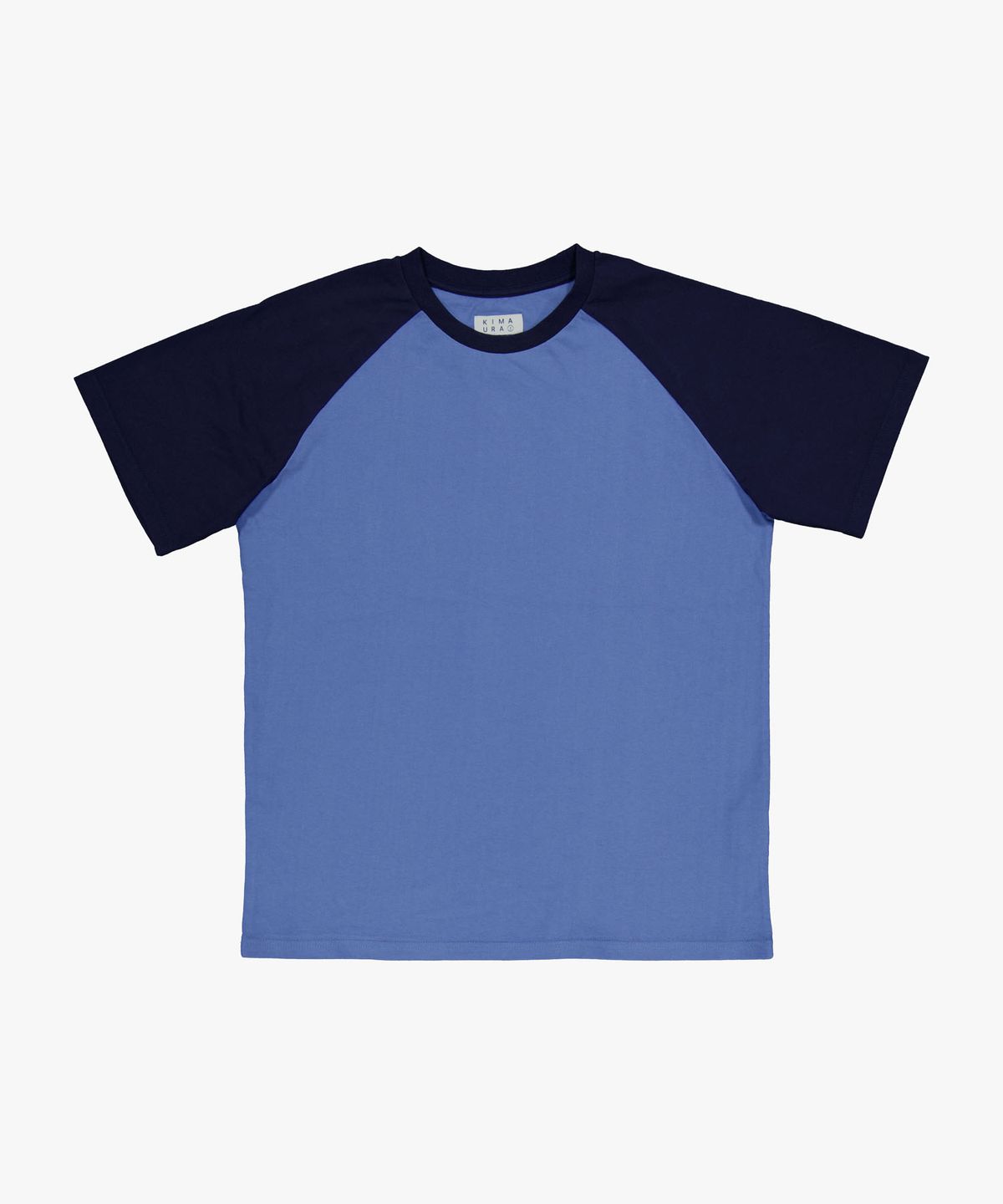 키마우라(KIMAURA) Two-tone Raglan S/S Tee (Sky Blue)