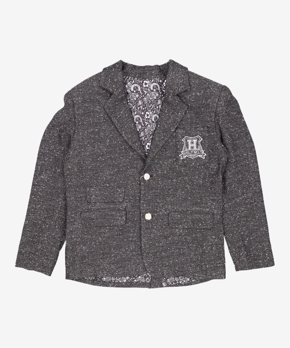 홀리넘버세븐(HOLYNUMBER7) EMBROIDERY POCKET HERRINGBON OVERFIT JACKET M