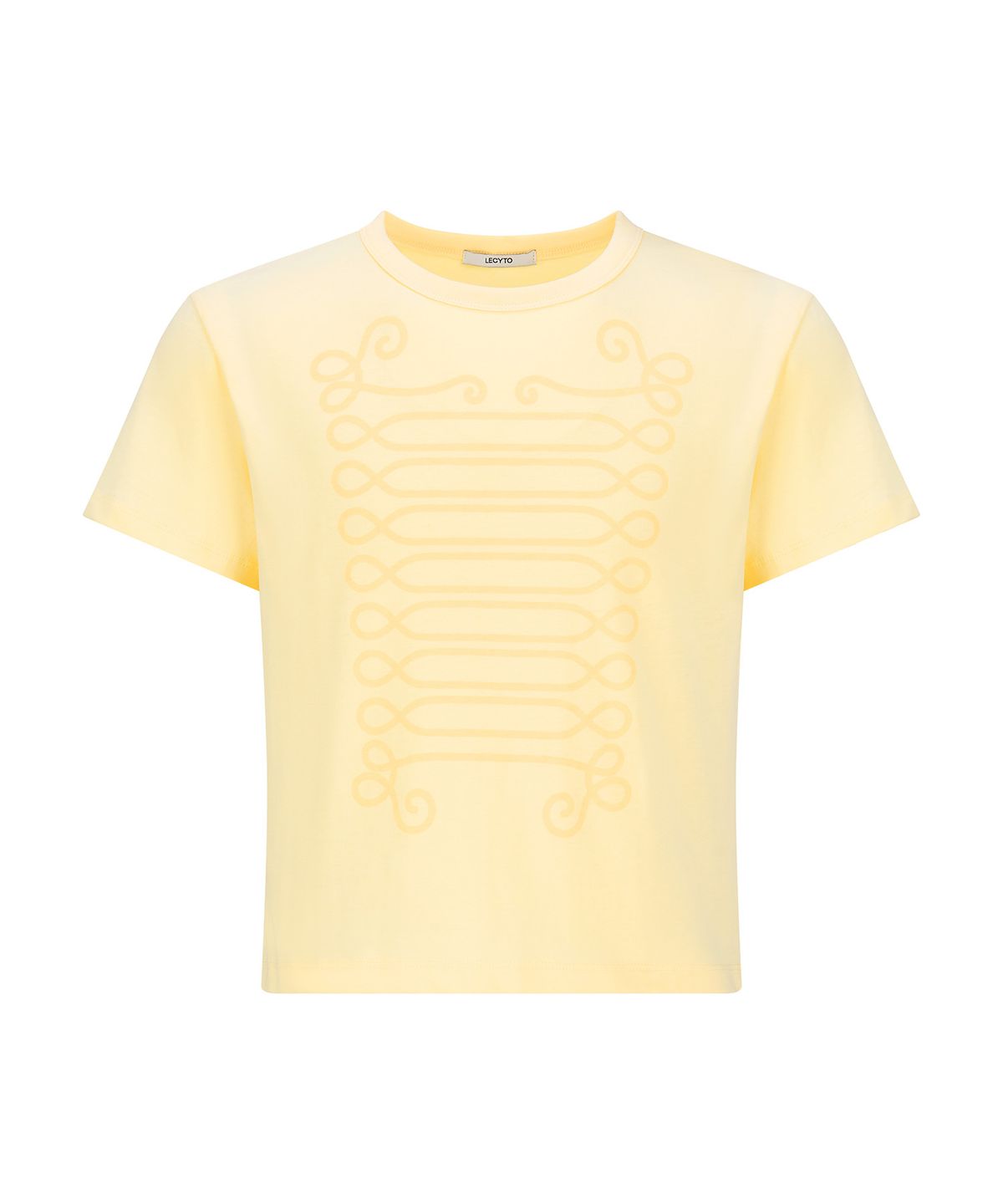 레씨토(LECYTO) Binary Hussar T-Shirt_[Yellow]