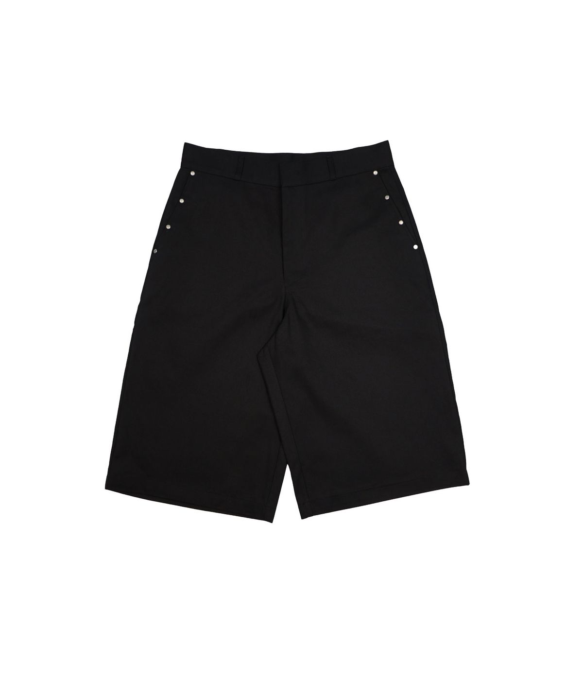 언트레멀드(UNTRAMMELED) STUD BERMUDA PANTS - BLACK