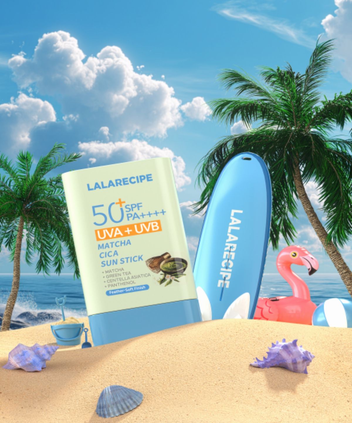 라라레서피(LALARECIPE) 마차 시카 선스틱 SPF50+, PA++++