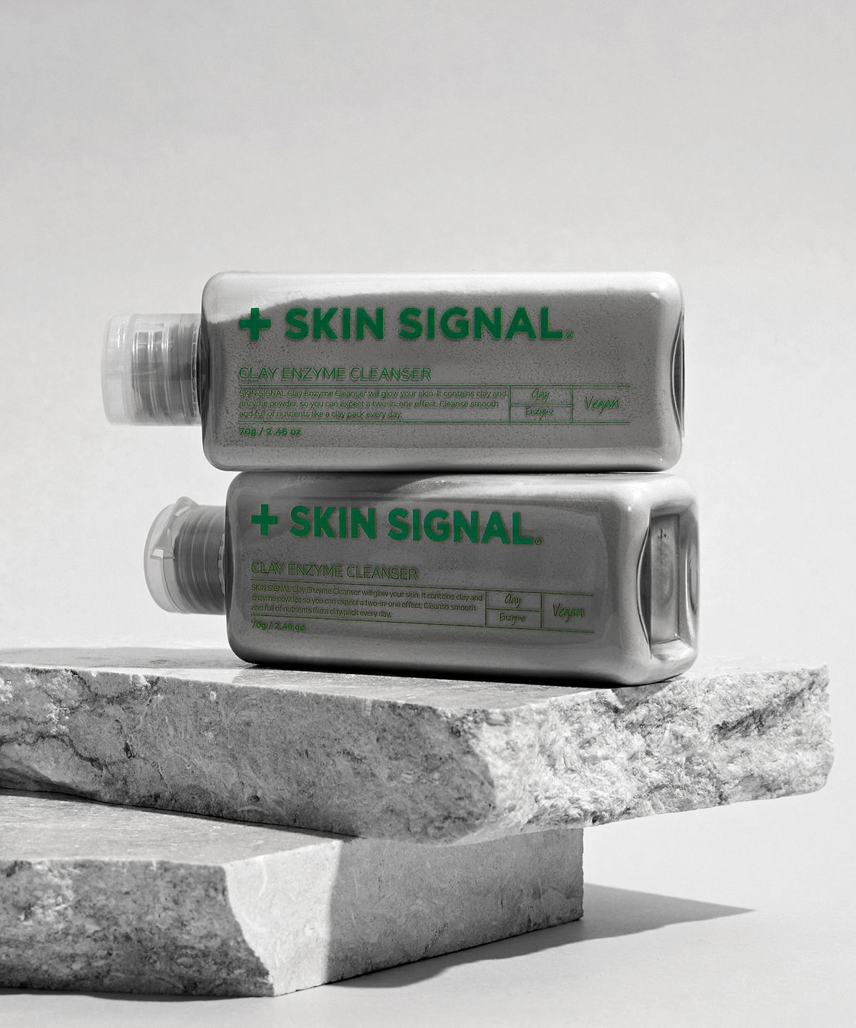 스킨시그널(SKINSIGNAL) [3개세트]차콜클레이 효소클렌저 3SET (LHA, 끈적피지, 수분진정) + 샤쉐 6매 증정