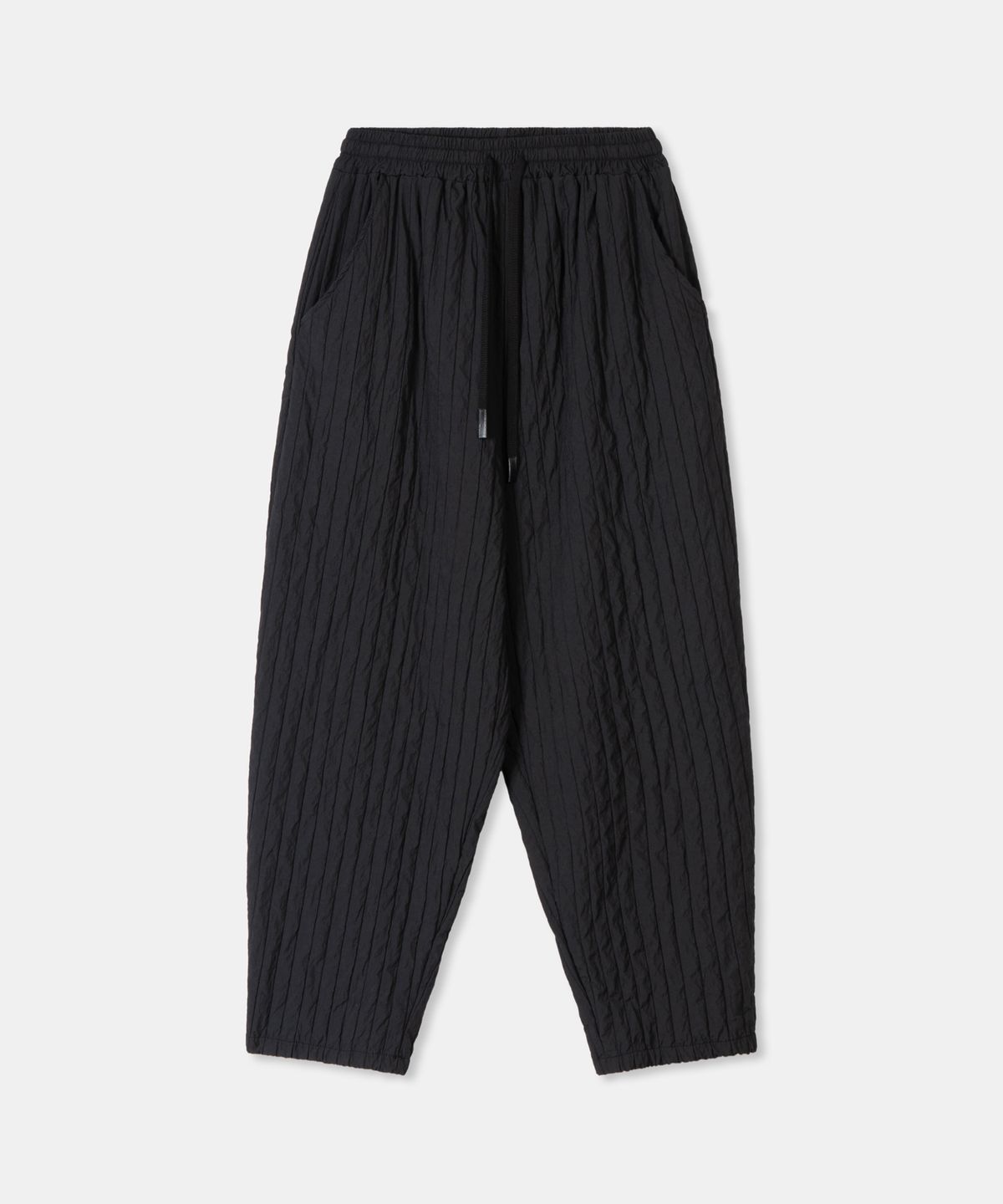 디앤드퀘스천(THEENDQUESTION) Pleats balloon pants / BLACK