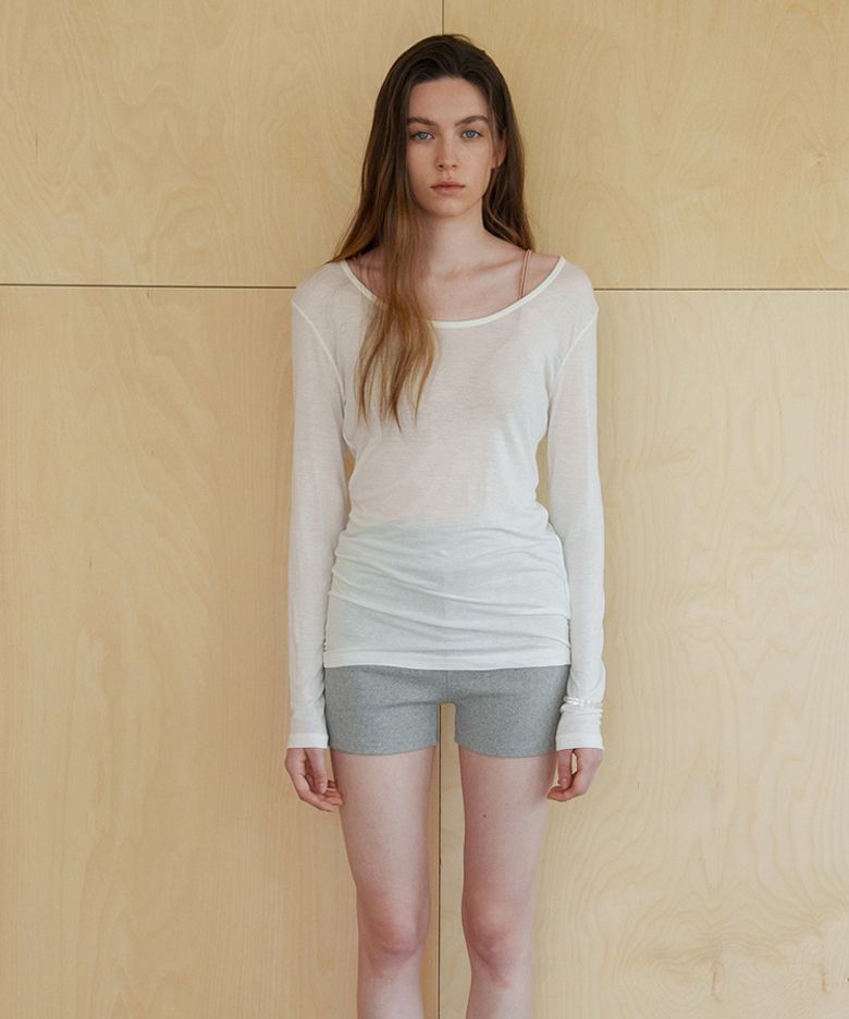 Natural Linen Top_Ivory
