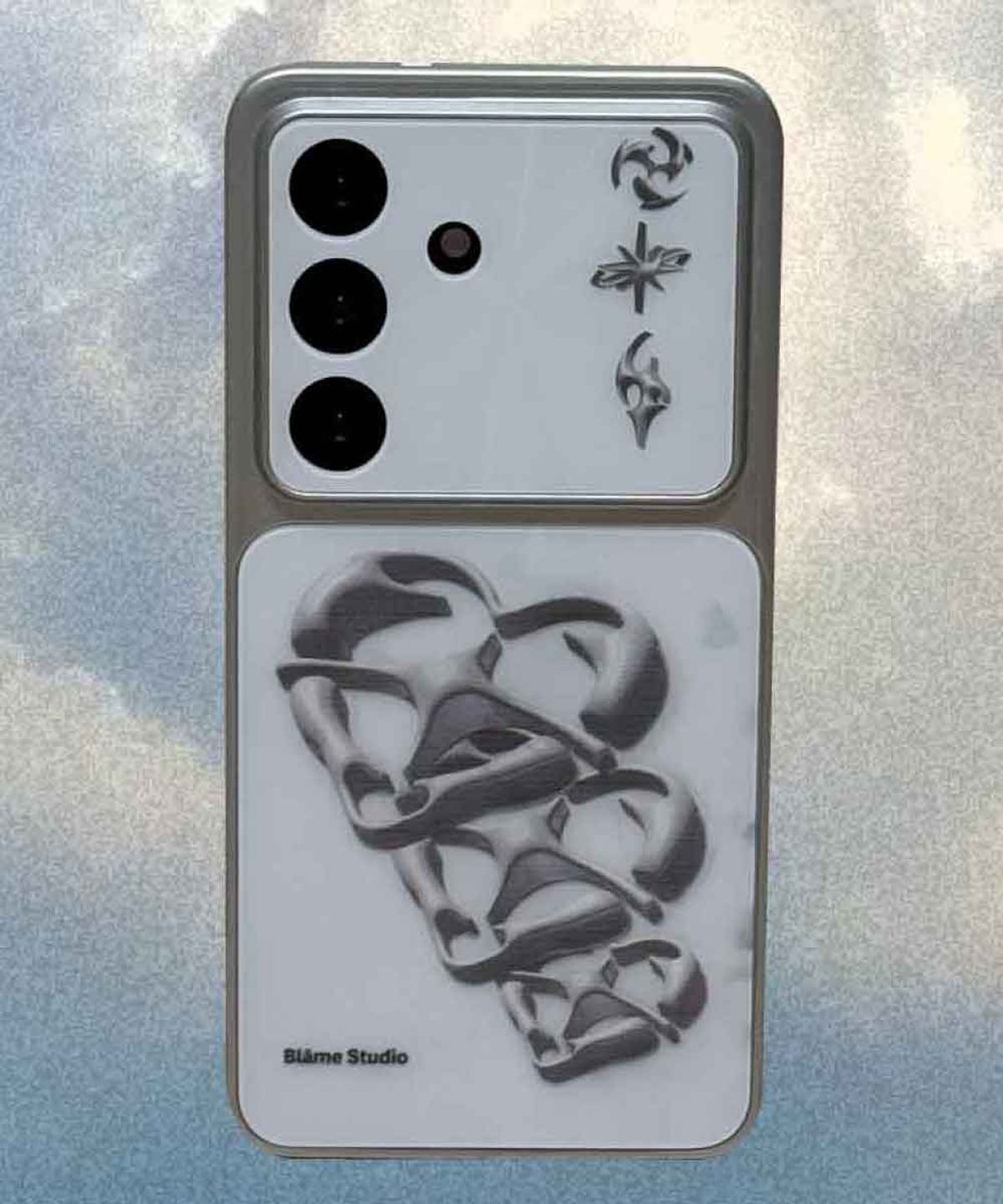 블레임 스튜디오(BLAMESTUDIO) Galaxy Chrome Silhouette Case