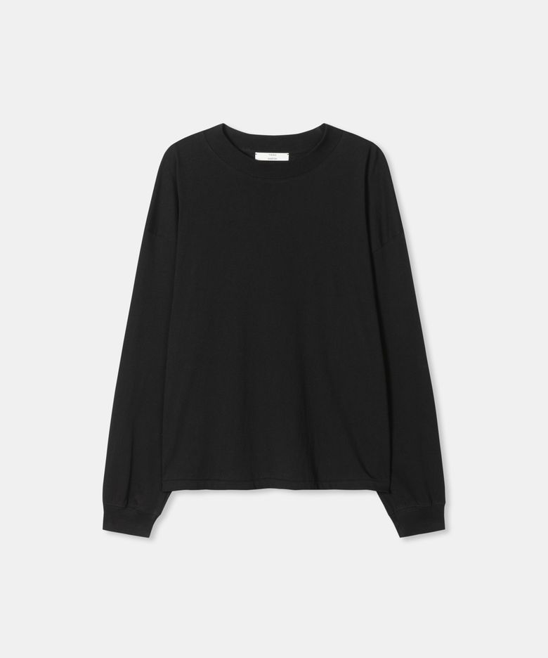 Bio-washed t-shirt / BLACK