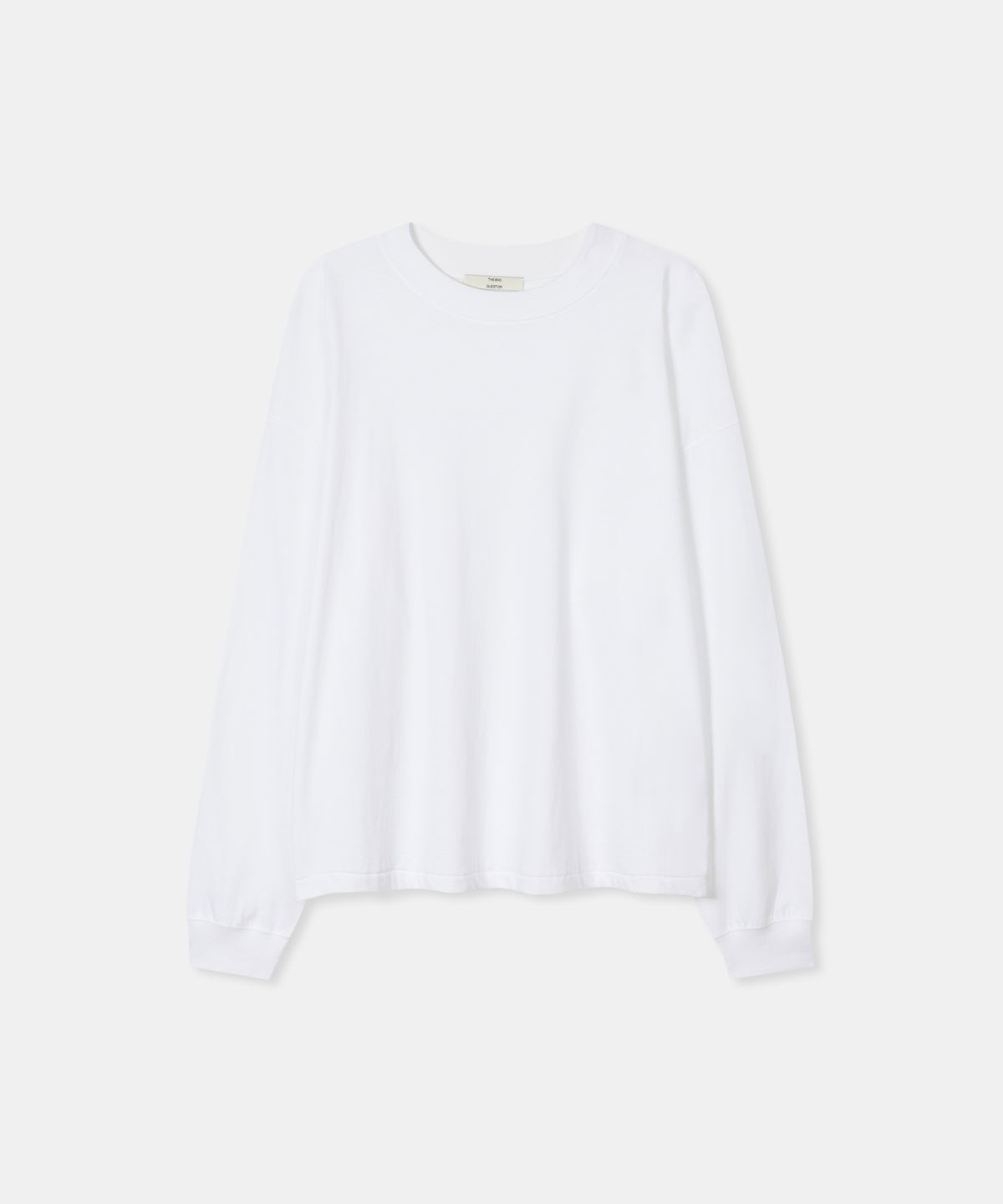 디앤드퀘스천(THEENDQUESTION) Bio-washed t-shirt / WHITE