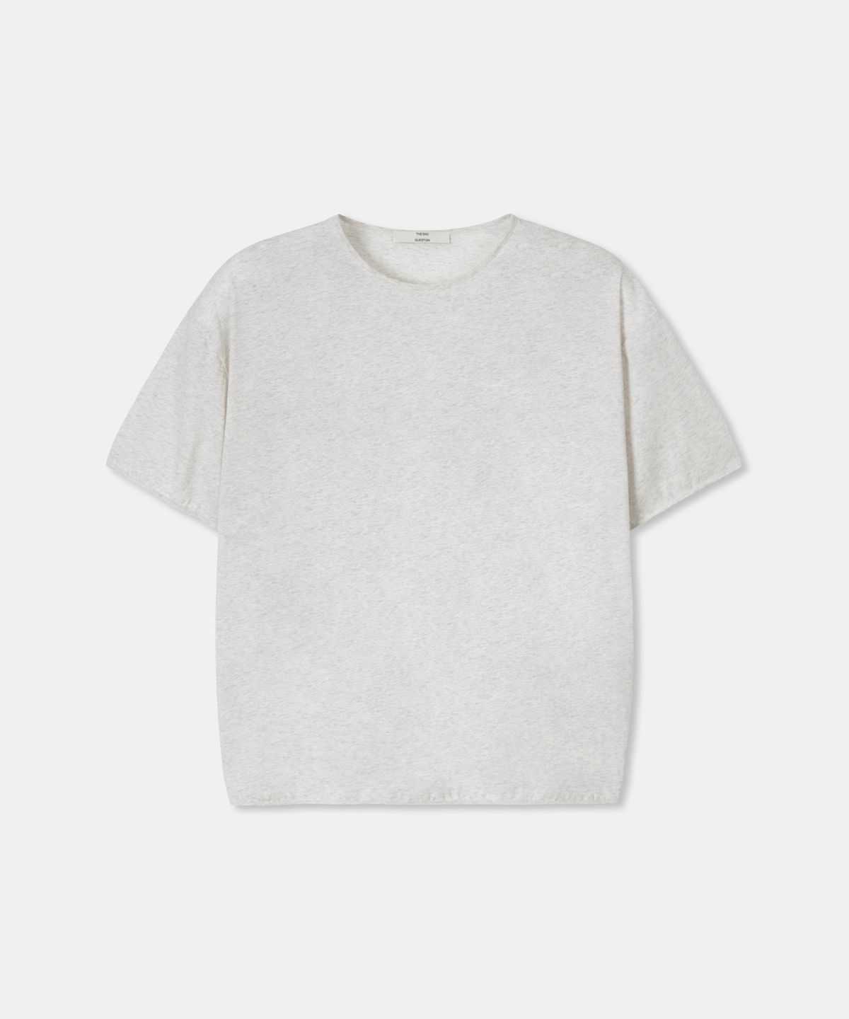 디앤드퀘스천(THEENDQUESTION) Pima cotton t-shirt / GRAY