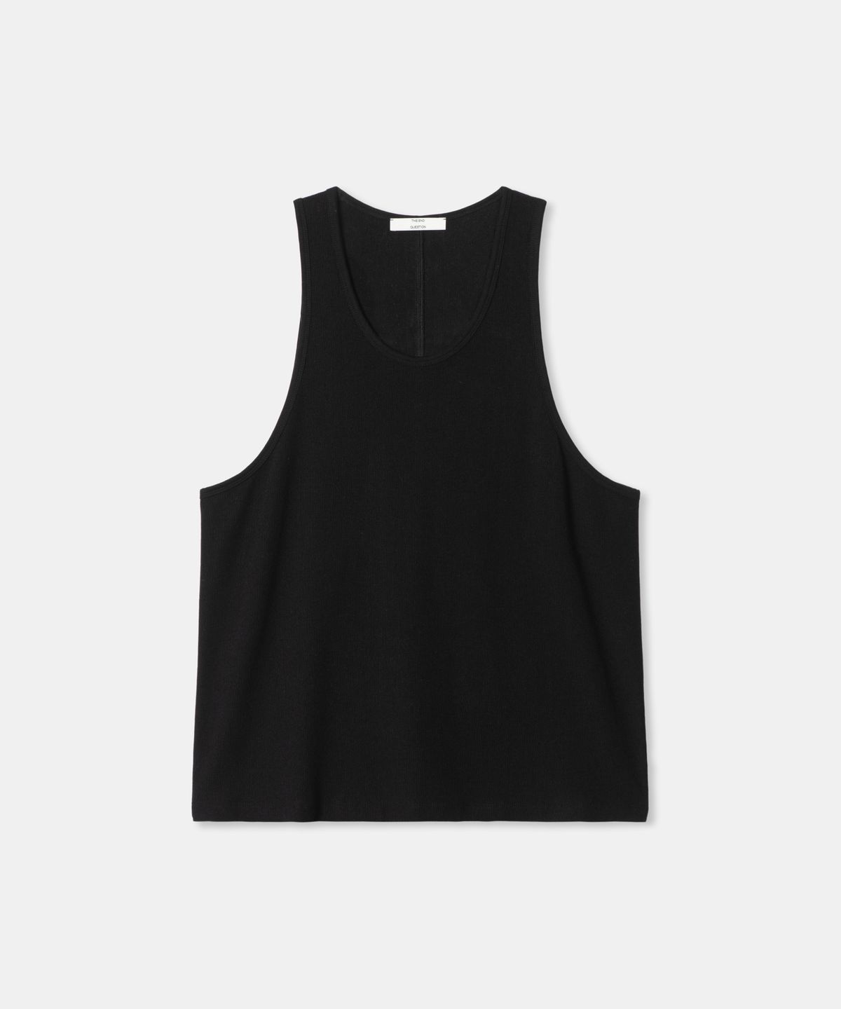 디앤드퀘스천(THEENDQUESTION) Loose sleeveless t-shirt / BLACK