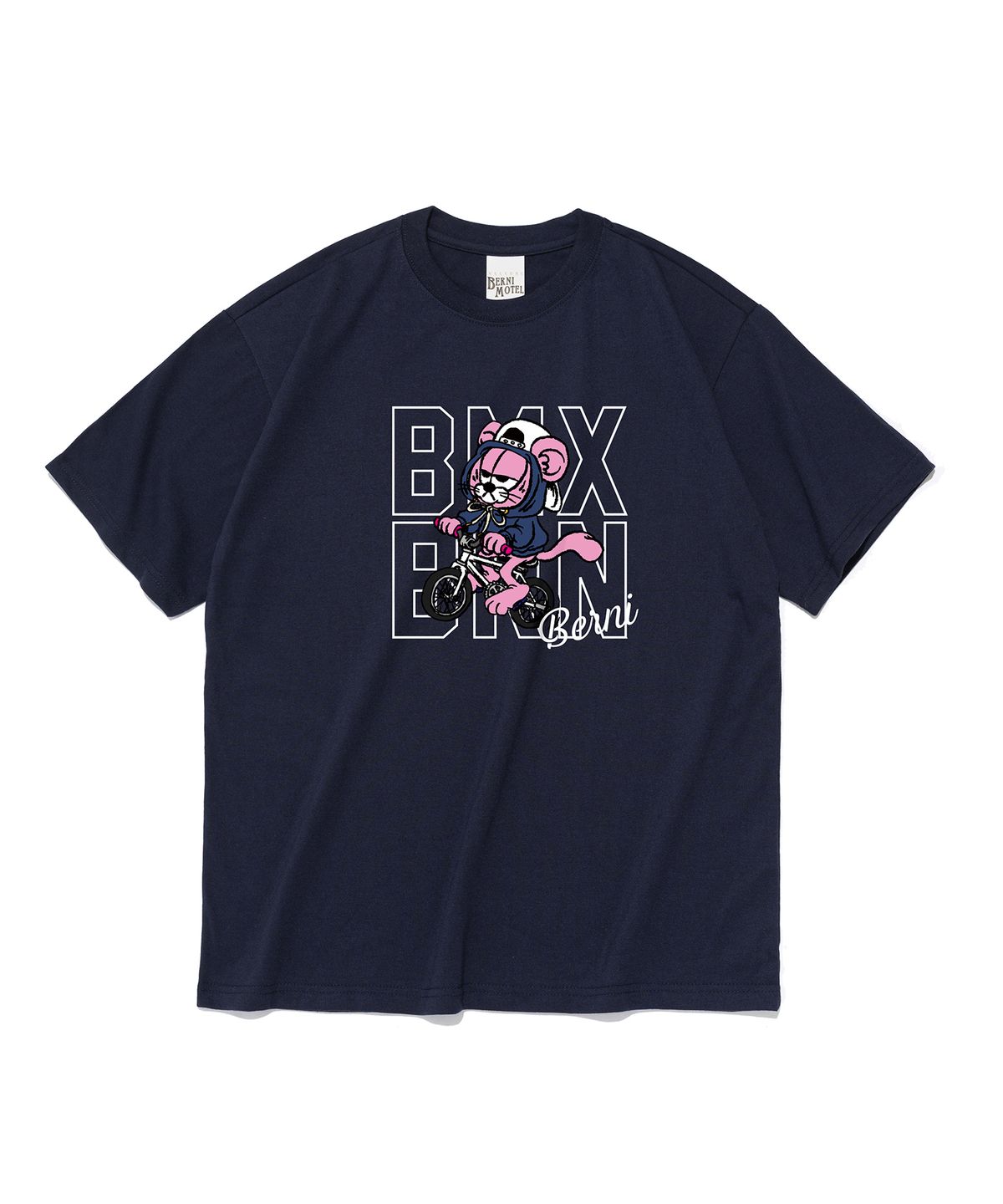 베르니(BERNI) 라이딩 바이크 반팔티 (네이비)