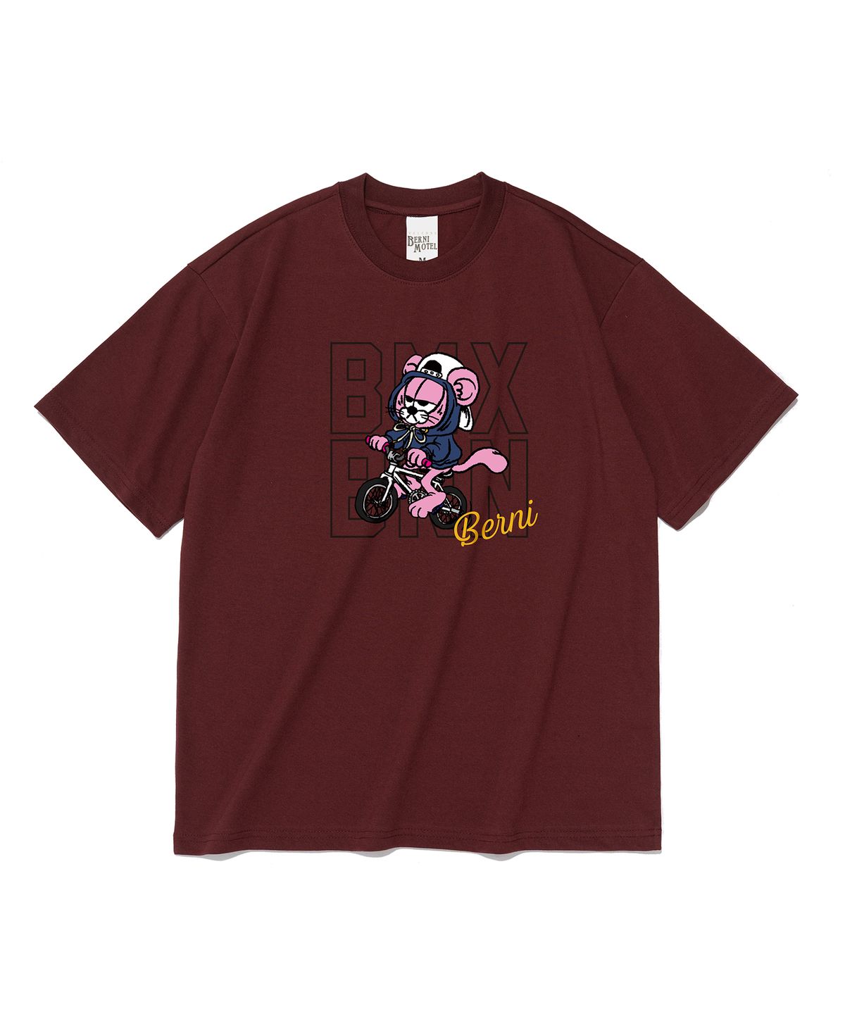 베르니(BERNI) 라이딩 바이크 반팔티 (와인)