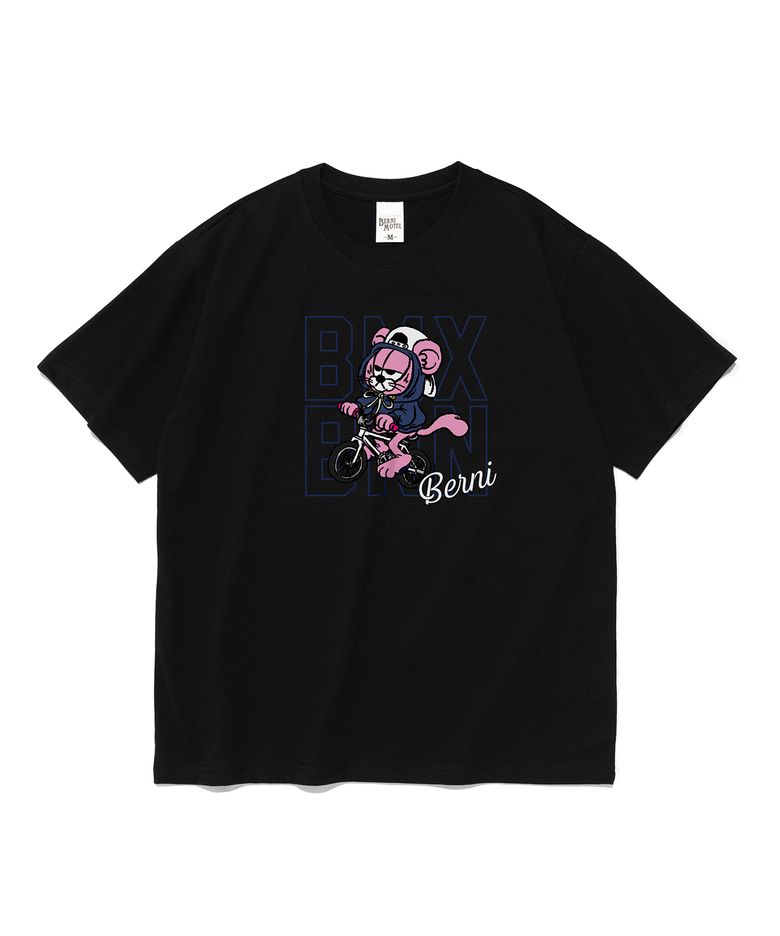 라이딩 바이크 반팔티 (블랙)