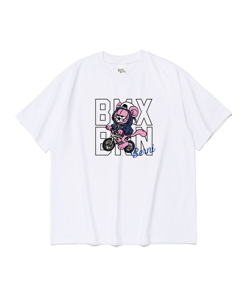 라이딩 바이크 반팔티 (화이트)