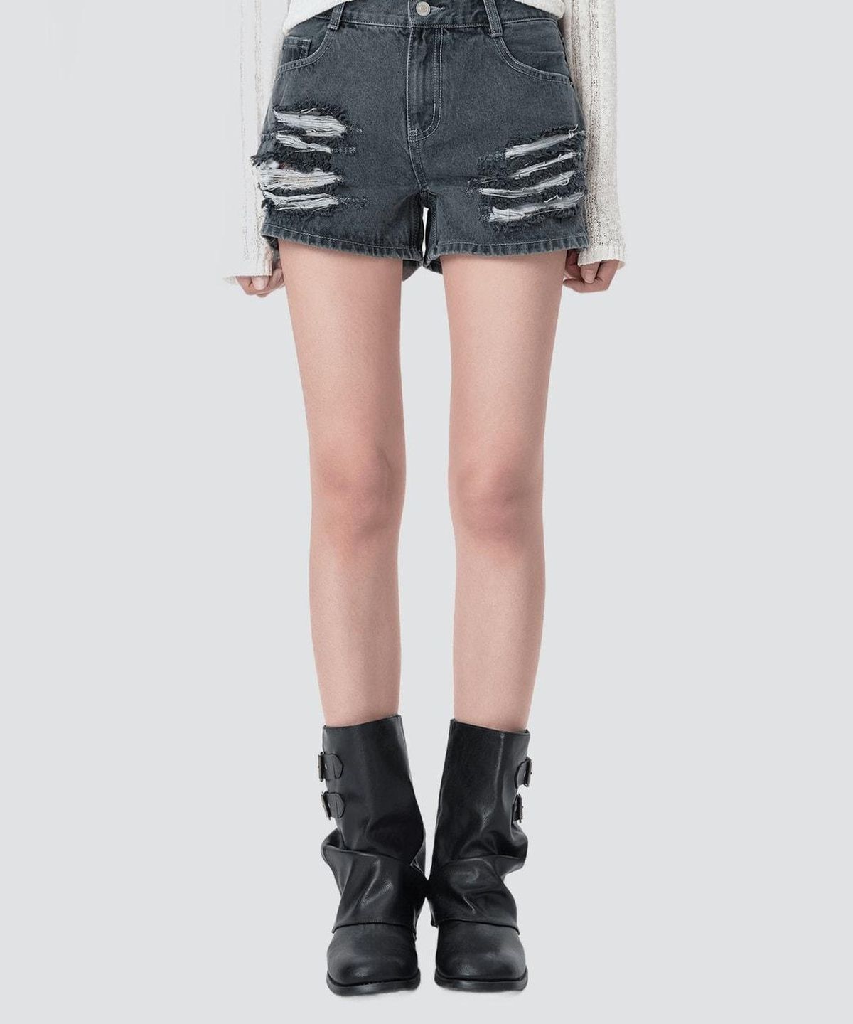 미쏘(MIXXO) 디스트로이드 쇼츠_MIWTHG733J