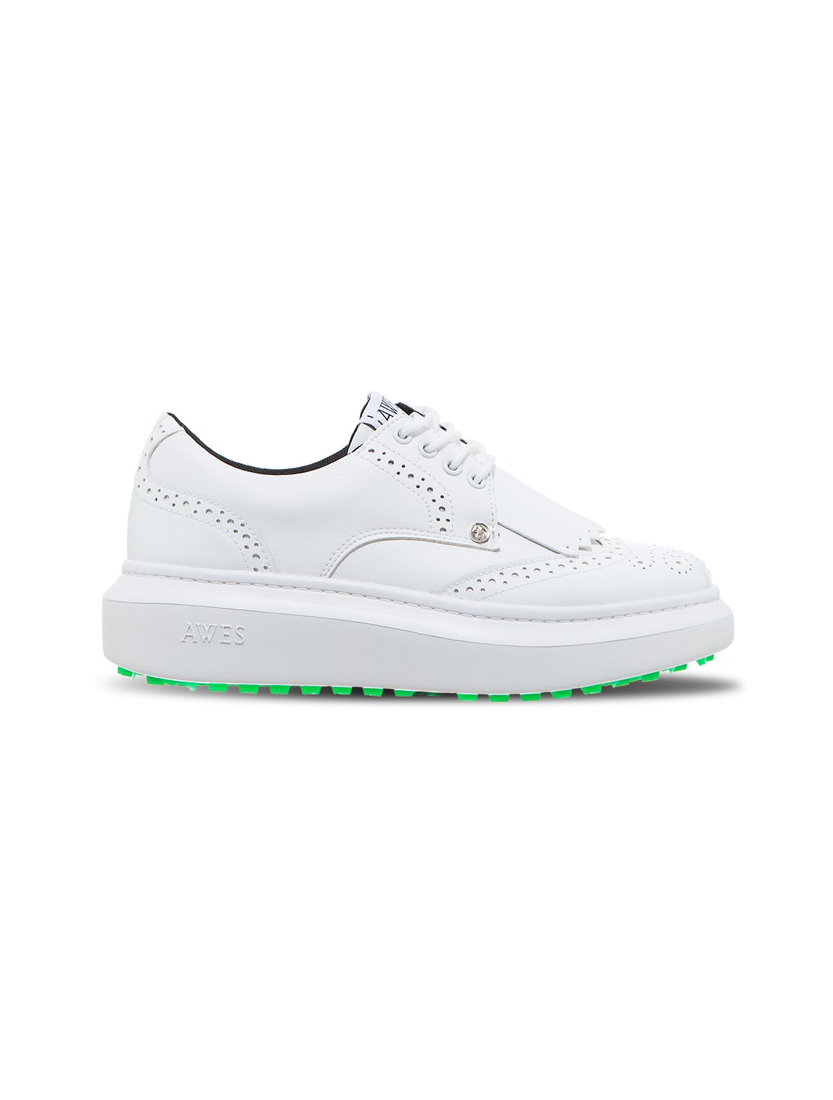 아베스골프(AVVES GOLF) 피닉스 키높이 에센셜 화이트 여성 골프 운동화 VER2