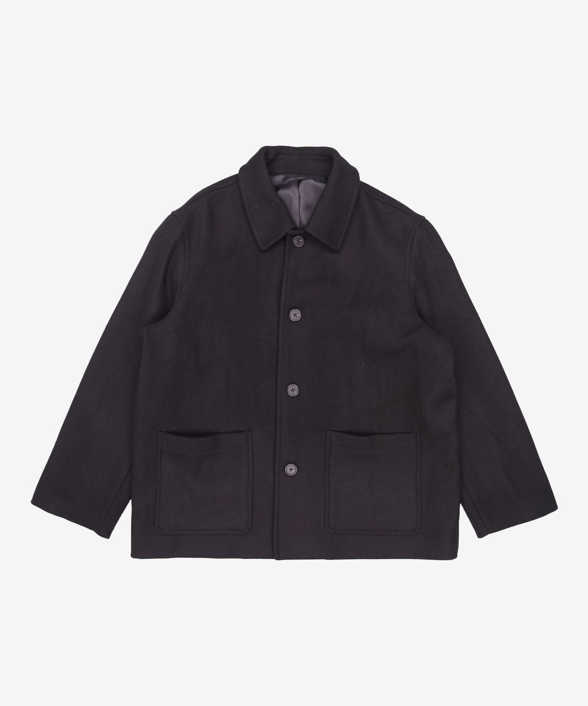 무신사 스탠다드(MUSINSA STANDARD) 데일리 하프 발마칸 코트 [블랙] XL