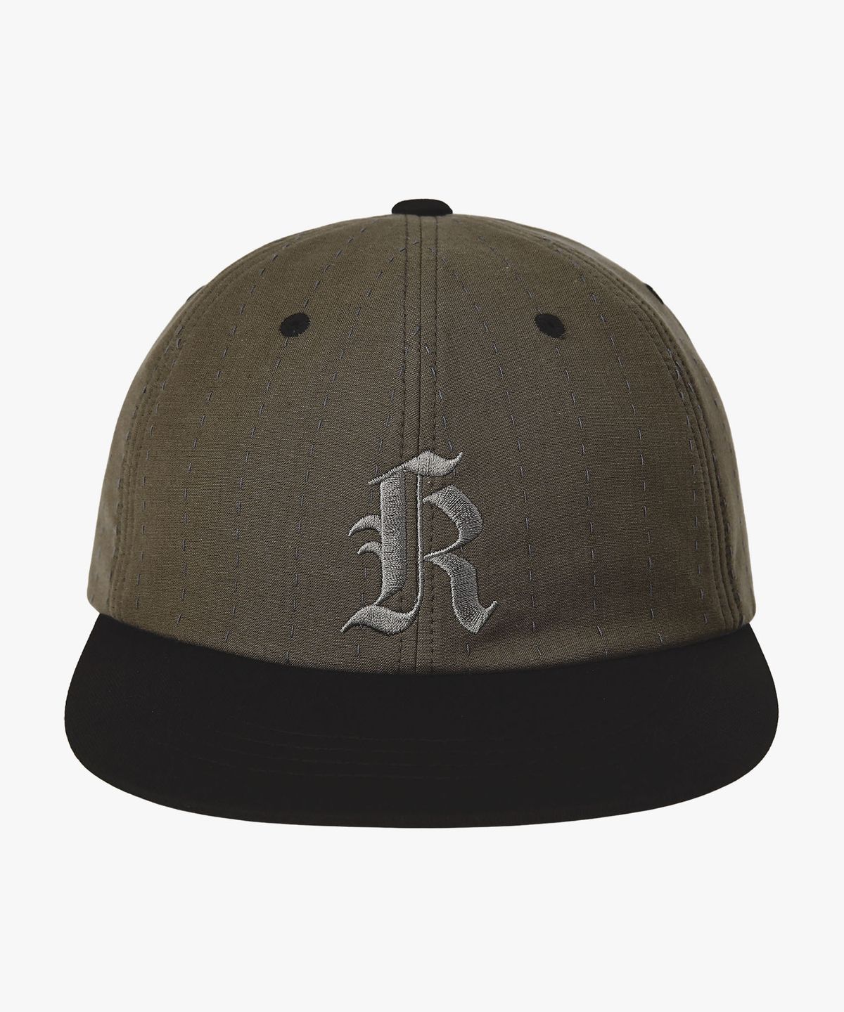 키마우라(KIMAURA) K Stitch Ball Cap (Khaki)