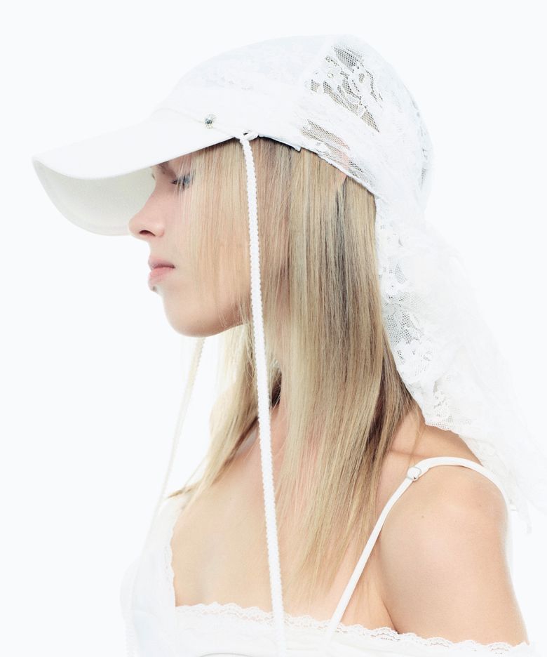 LACE CAP (WHITE)