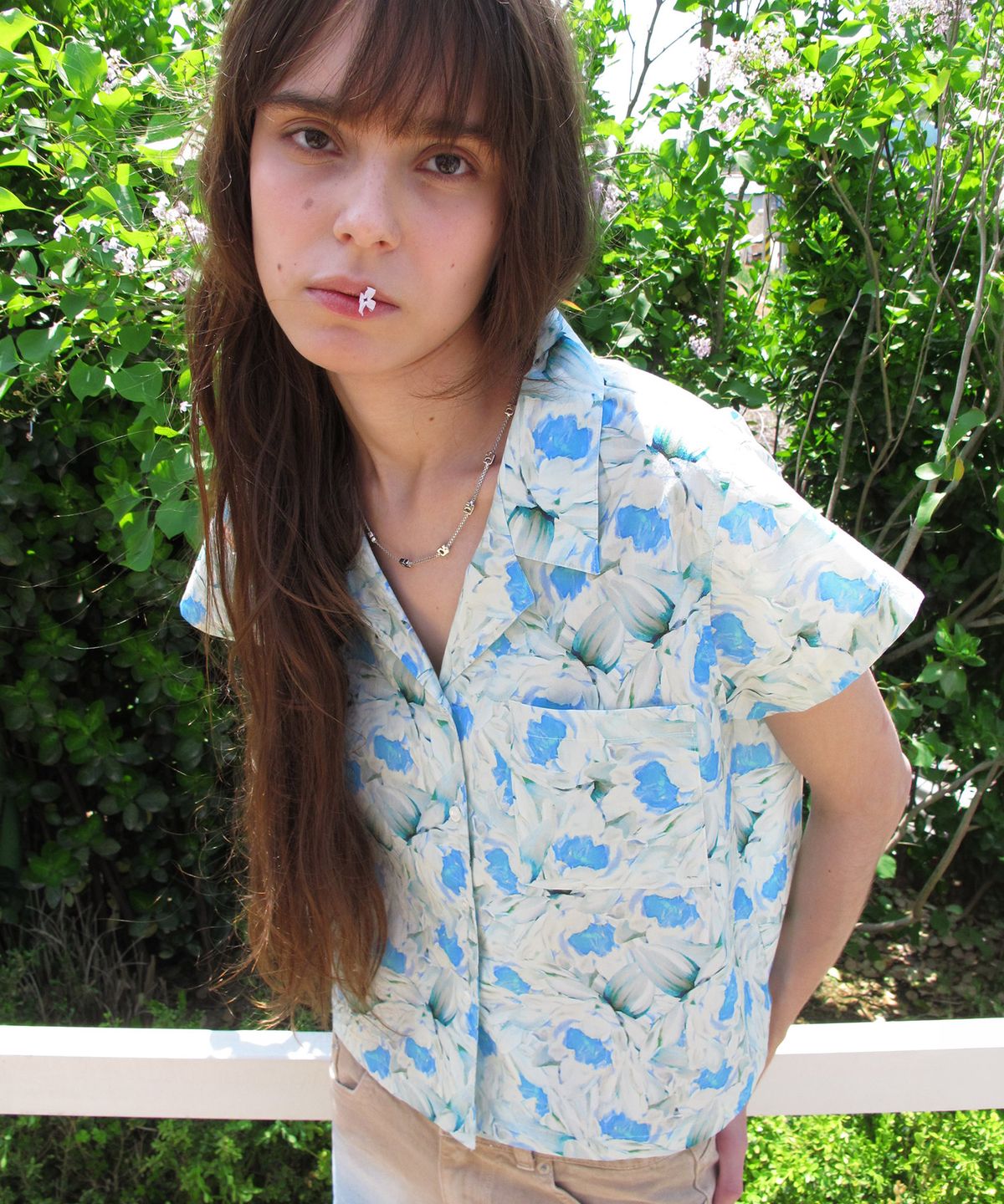 센토르(CENTAUR.KR) MINI HAWAIIAN SHIRT_SKY BLUE