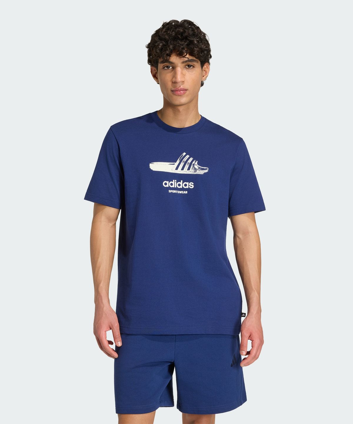 아디다스(ADIDAS) 서머 슬라이드 그래픽 티셔츠 KG0933