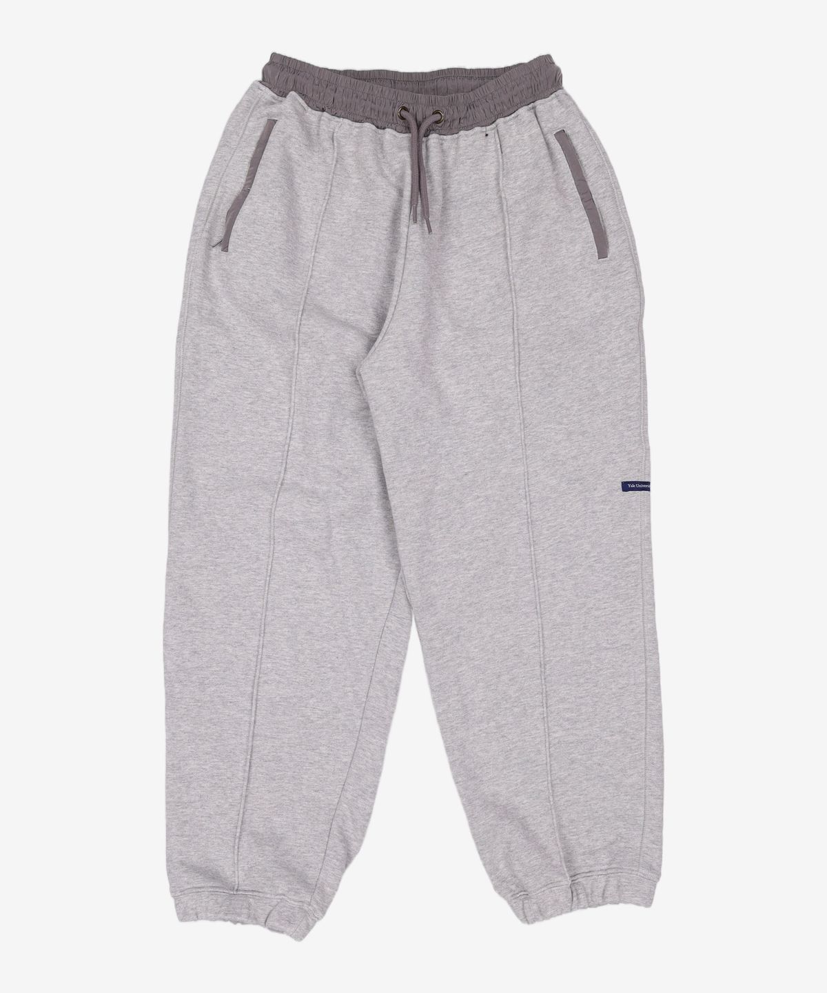 예일(YALE) COLOR BLOCK SWEAT JOGGER PANTS GRAY S