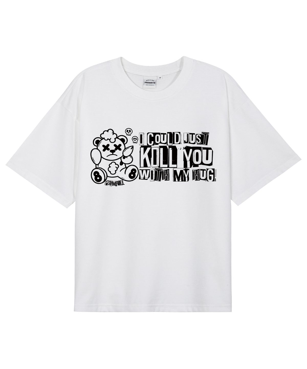 프라임에이트(PRIMATE) XBEAR 오버핏 반팔티셔츠 4 COLORS