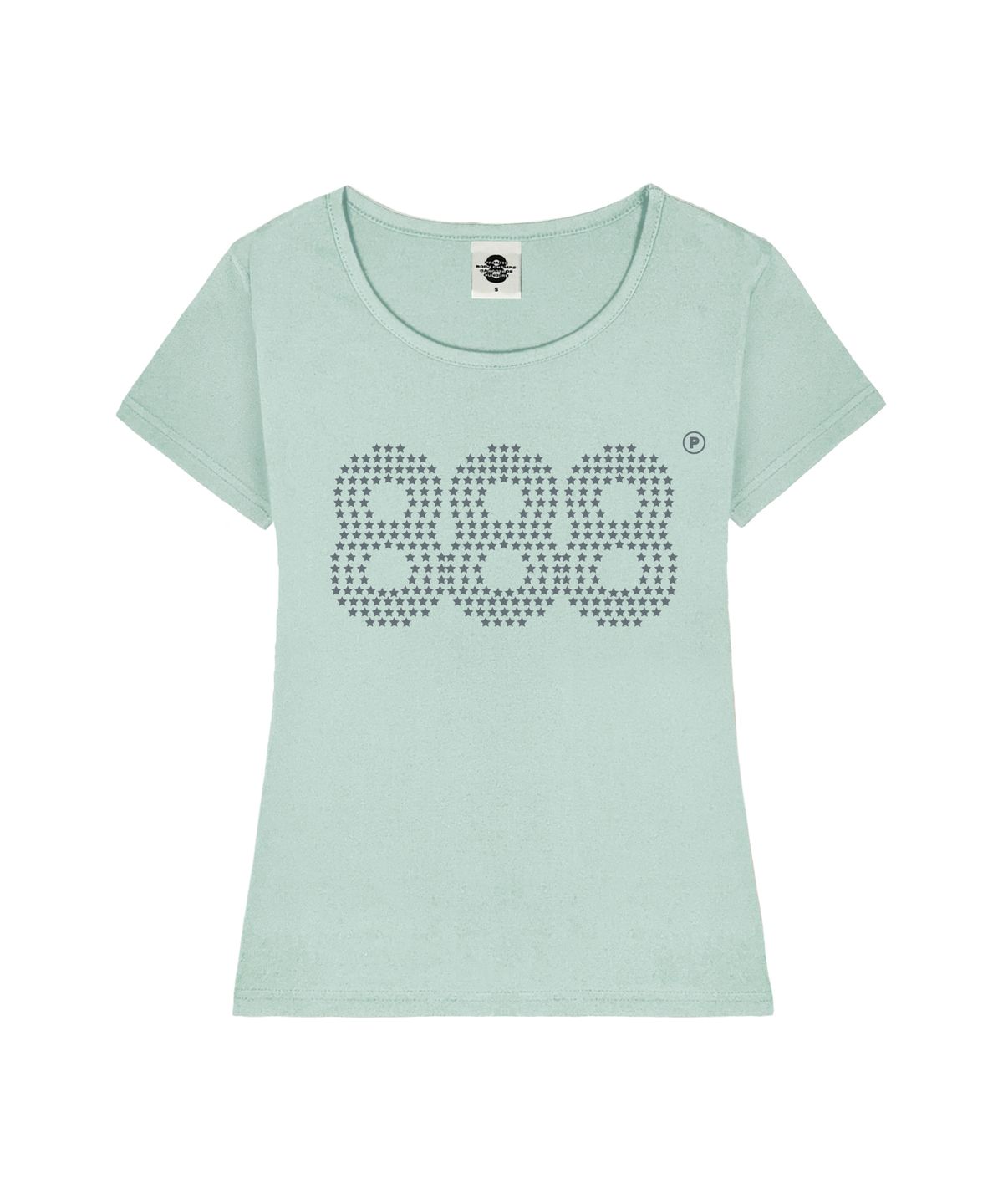 프라임에이트(PRIMATE) STAR NUMBER.888 여성 U넥 슬림핏 반팔티셔츠 6 COLORS