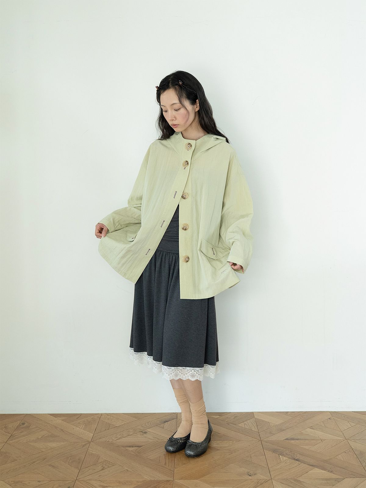 온스카(ONSKA) LIGHT HOODIE SAFARI (OLIVE)