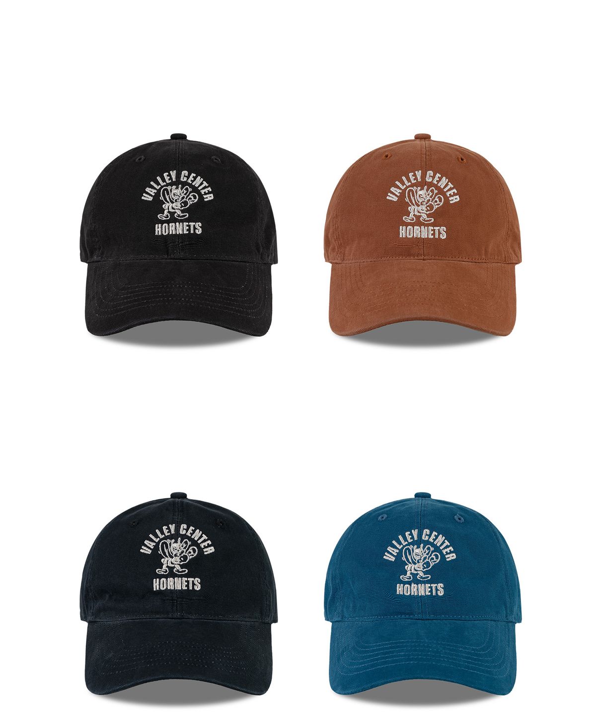 네이비팀(NAVYTEAM) VALLEY CENTER HORNETS Canvas Ball Cap