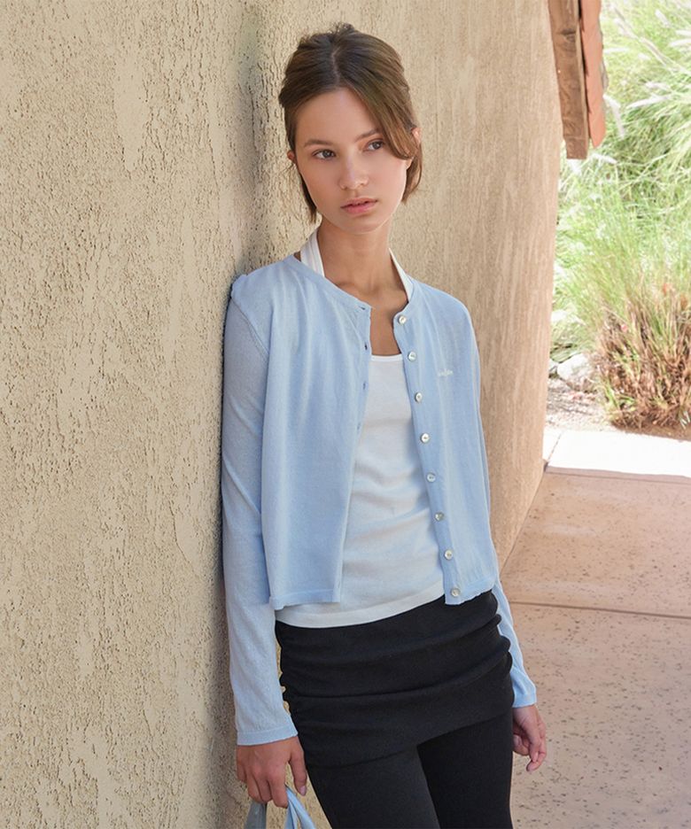 Aisley Cardigan - Light Blue